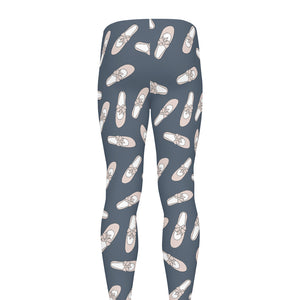 Pink Ballet Shoes Pattern Print Men's leggings