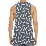 Pink Ballet Shoes Pattern Print Men's Muscle Tank Top