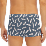 Pink Ballet Shoes Pattern Print Men's Short Boxer Briefs