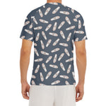 Pink Ballet Shoes Pattern Print Men's Short Sleeve Rash Guard