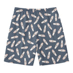 Pink Ballet Shoes Pattern Print Men's Swim Trunks