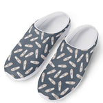 Pink Ballet Shoes Pattern Print Mesh Casual Shoes