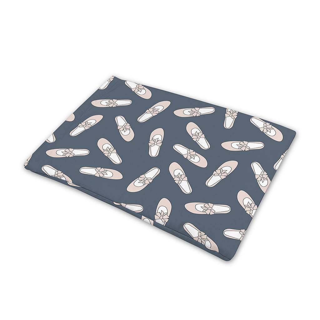 Pink Ballet Shoes Pattern Print Pet Cooling Mat Cover