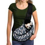 Pink Ballet Shoes Pattern Print Pet Sling Carrier