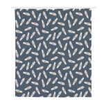 Pink Ballet Shoes Pattern Print Polyester Shower Curtain
