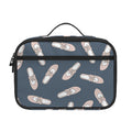 Pink Ballet Shoes Pattern Print Portable Lunch Bag