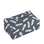 Pink Ballet Shoes Pattern Print Rectangle Tissue Box Cover