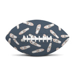 Pink Ballet Shoes Pattern Print Rugby Ball