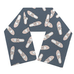Pink Ballet Shoes Pattern Print Scarf