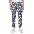 Pink Ballet Shoes Pattern Print Joggers