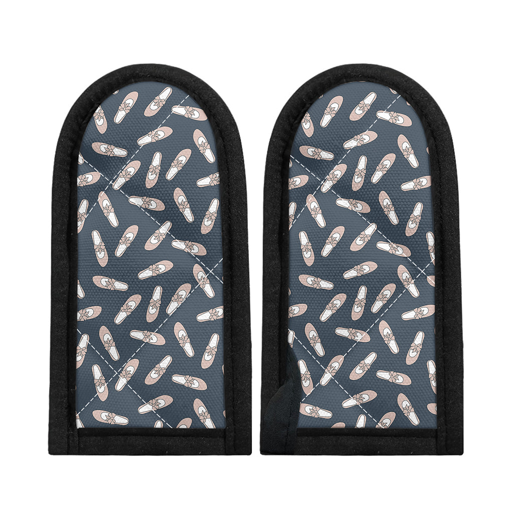 Pink Ballet Shoes Pattern Print Skillet Handle Cover