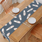 Pink Ballet Shoes Pattern Print Table Runner