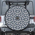 Pink Ballet Shoes Pattern Print Tire Cover With Camera Hole