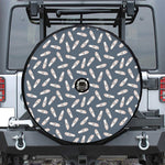 Pink Ballet Shoes Pattern Print Tire Cover With Camera Hole