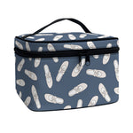 Pink Ballet Shoes Pattern Print Travel Makeup Bag