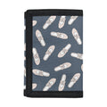 Pink Ballet Shoes Pattern Print Trifold Wallet