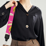 Pink Banana Pattern Print Bag Strap