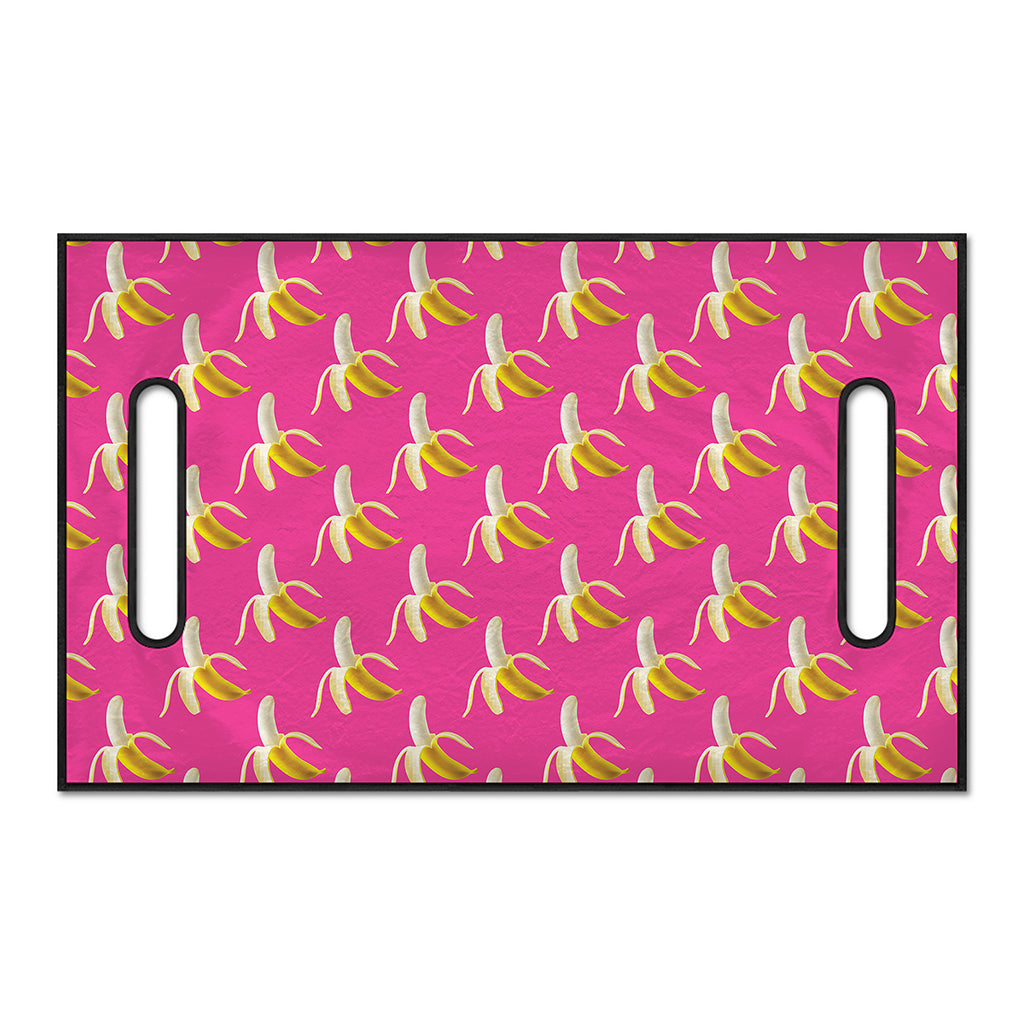 Pink Banana Pattern Print Golf Cart Seat Cover