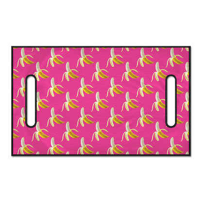Pink Banana Pattern Print Golf Cart Seat Cover