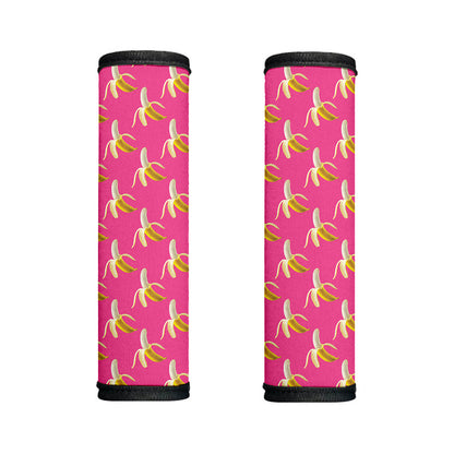 Pink Banana Pattern Print Handle Covers