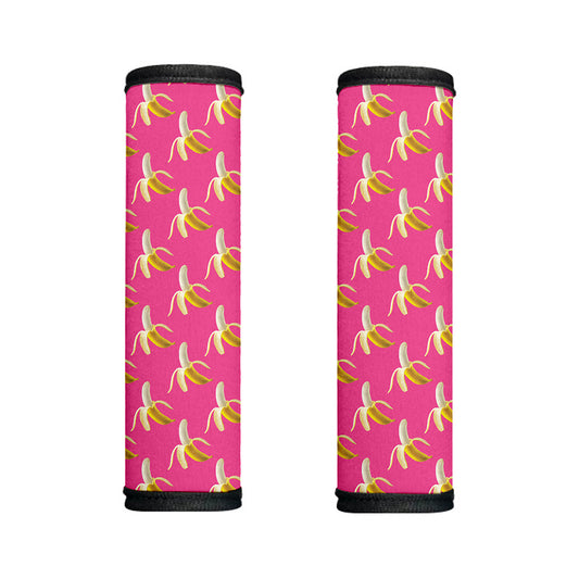 Pink Banana Pattern Print Handle Covers