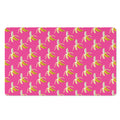 Pink Banana Pattern Print Polyester Doormat