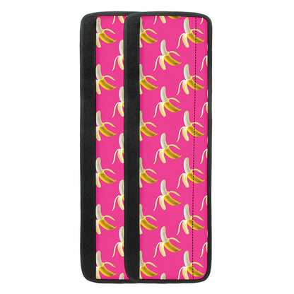 Pink Banana Pattern Print Refrigerator Handle Covers