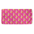 Pink Banana Pattern Print Towel