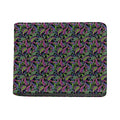 Pink Blue And Green Paisley Print Bifold Wallet