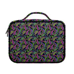 Pink Blue And Green Paisley Print Briefcase Bible Bag