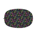 Pink Blue And Green Paisley Print Car Side Mirror Covers
