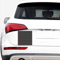 Pink Blue And Green Paisley Print Car Sticker