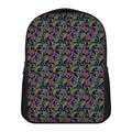Pink Blue And Green Paisley Print Casual Backpack