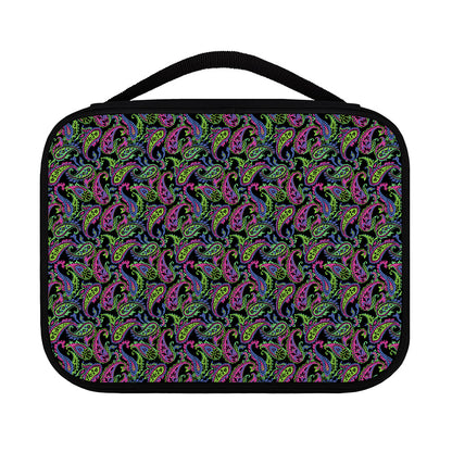 Pink Blue And Green Paisley Print Classic Bible Case