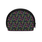 Pink Blue And Green Paisley Print Coin Purse