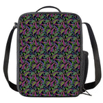 Pink Blue And Green Paisley Print Crossbody Lunch Bag