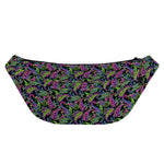 Pink Blue And Green Paisley Print Fanny Pack