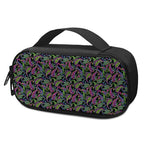 Pink Blue And Green Paisley Print Insulin Cooler Travel Case
