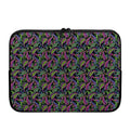 Pink Blue And Green Paisley Print Laptop Sleeve