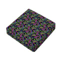 Pink Blue And Green Paisley Print Outdoor Seat Cushion Cover