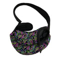 Pink Blue And Green Paisley Print Pet Sling Carrier