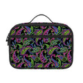 Pink Blue And Green Paisley Print Portable Lunch Bag