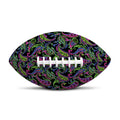 Pink Blue And Green Paisley Print Rugby Ball
