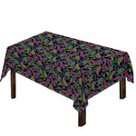 Pink Blue And Green Paisley Print Tablecloth