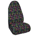 Pink Blue And Green Paisley Print Waterproof Car Seat Cover