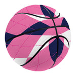 Pink Blue And White Argyle Pattern Print Basketball