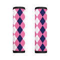 Pink Blue And White Argyle Pattern Print Handle Covers