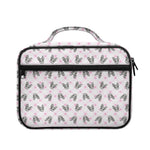 Pink Boston Terrier Plaid Print Briefcase Bible Bag