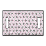 Pink Boston Terrier Plaid Print Golf Cart Seat Cover