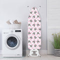 Pink Boston Terrier Plaid Print Ironing Board Cover